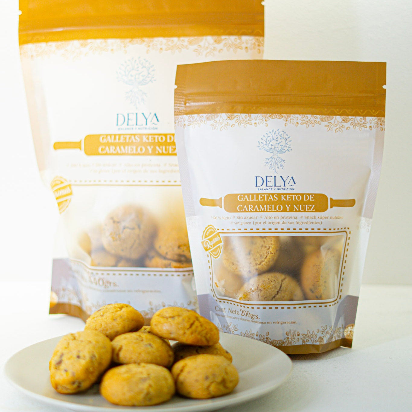 Galletas de Caramelo y Nuez · 10 piezas