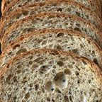 Pan Integral de ajonjolí y mantequilla