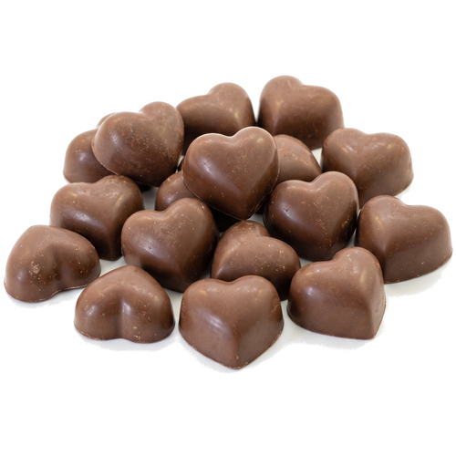 Corazones de chocolate 12 piezas