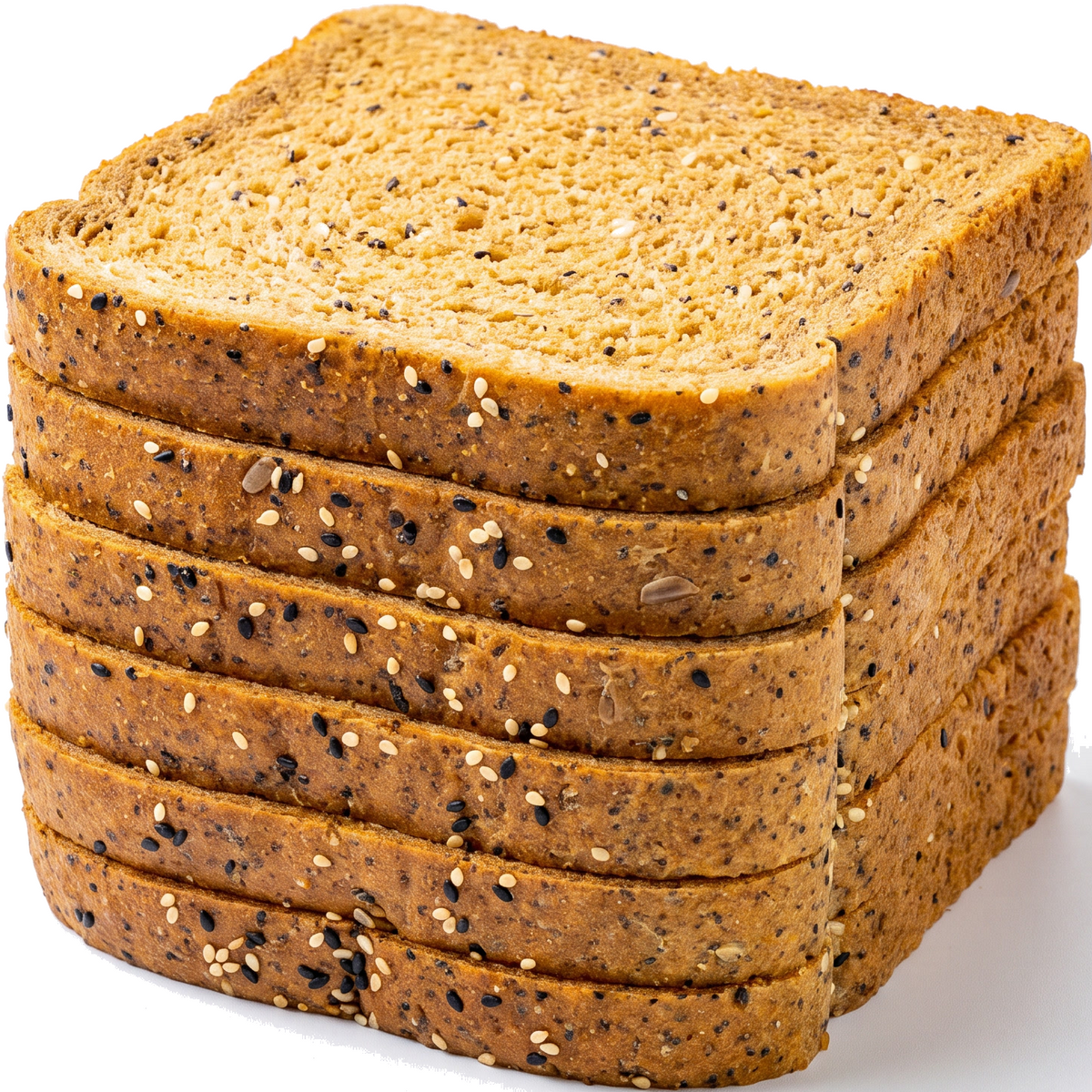 Pan Integral de ajonjolí y mantequilla
