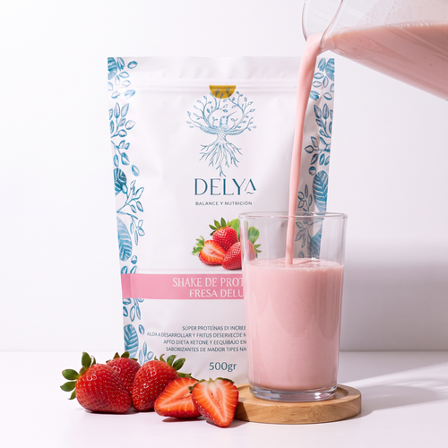 Proteína Fresa Deluxe · 500 g
