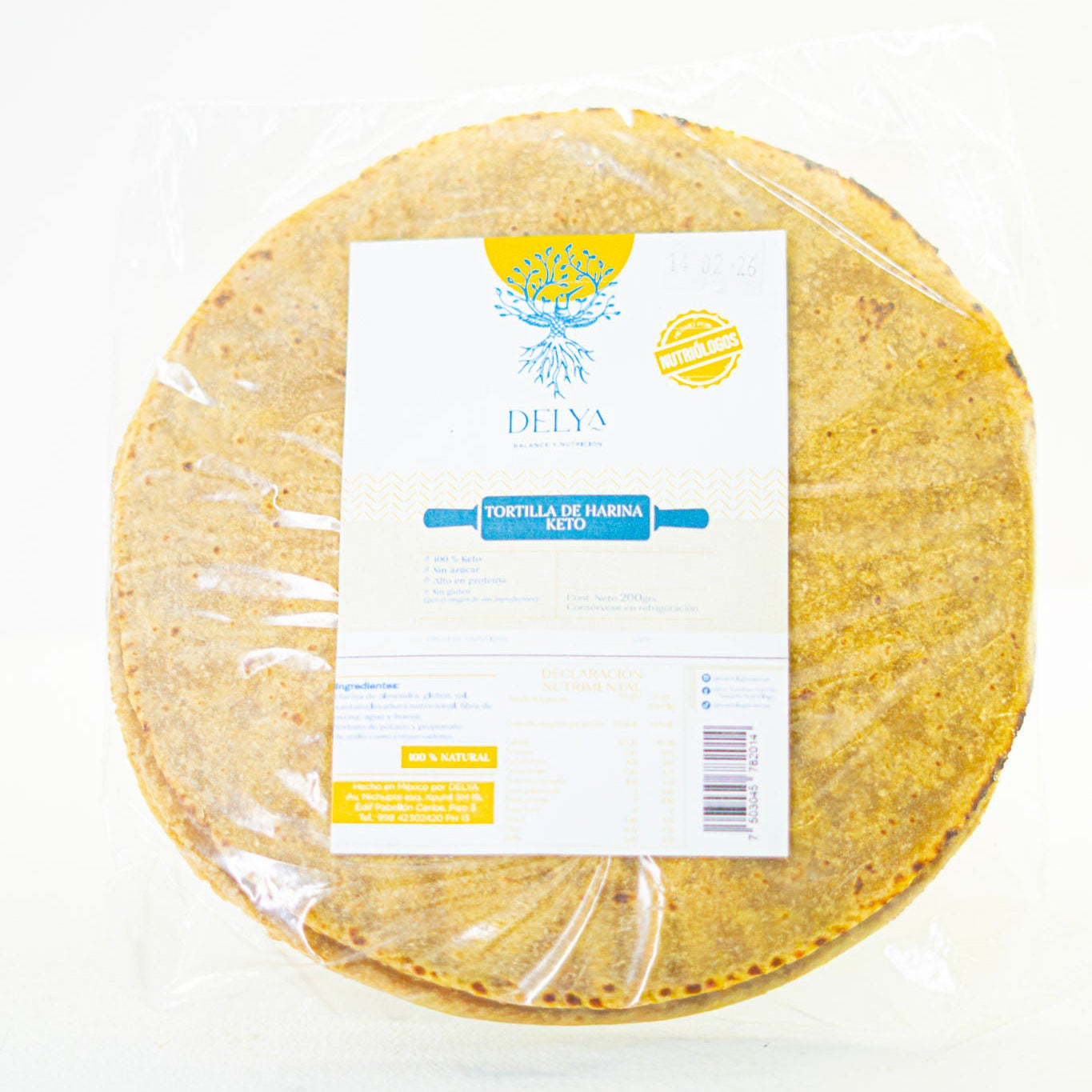Tortilla tipo Harina
